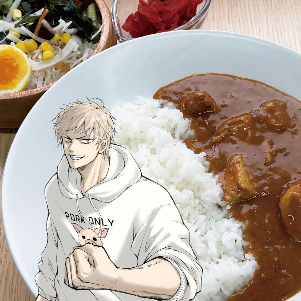 豚角煮爆裂カレー