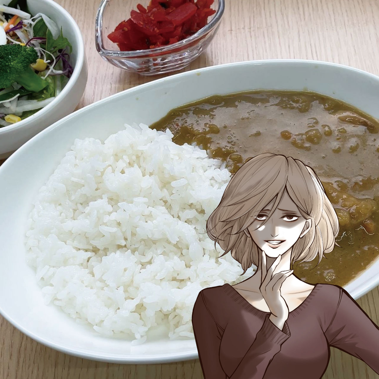 人妻グリーンカレー